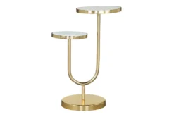 White & Gold Marble Tops Side Table 21 White & Gold Marble Tops Side Table -Living Room Furniture Shop 307371 detail 52