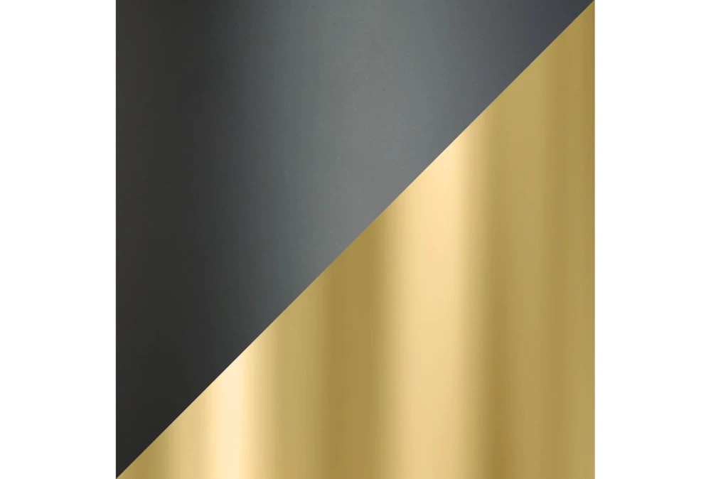 Black & Gold Mirror Top Side Table 7 Black & Gold Mirror Top Side Table - Image 7