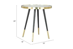 Black & Gold Mirror Top Side Table 16 Black & Gold Mirror Top Side Table -Living Room Furniture Shop 307432 detail 50