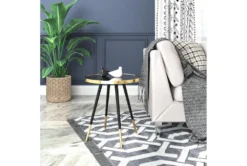 Black & Gold Mirror Top Side Table 17 Black & Gold Mirror Top Side Table -Living Room Furniture Shop 307432 room 85
