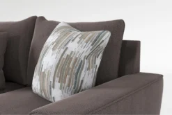 Parker II Chenille 101" Sofa/Loveseat/Chair/Ottoman Set -Living Room Furniture Shop 307460 brown fabric living room set detail 45