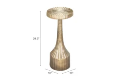 Antique Gold Drink Table -Living Room Furniture Shop 307469 detail 48