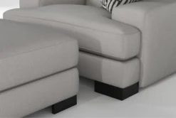 Aidan IV Chenille Chair/Ottoman Set -Living Room Furniture Shop 307520 natural fabric living room set detail 44