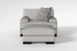 Aidan IV Chenille Chair/Ottoman Set