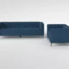 Wesley III Velvet Sofa/Loveseat Set