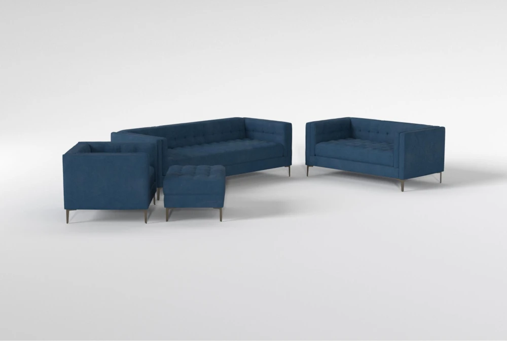 Wesley III Sofa/Loveseat/Chair/Ottoman Set 2 Wesley III Sofa/Loveseat/Chair/Ottoman Set - Image 2