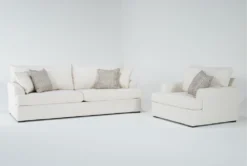 Belinha II Opal 2 Piece Queen Sleeper Sofa & Chair Set