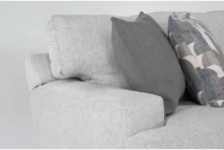 Arlen Sterling 2 Piece Sofa & Oversized Chair Set -Living Room Furniture Shop 307633 grey fabric living room set detail 47