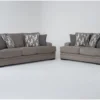 Arlen Marble 2 Piece Sofa & Loveseat Set