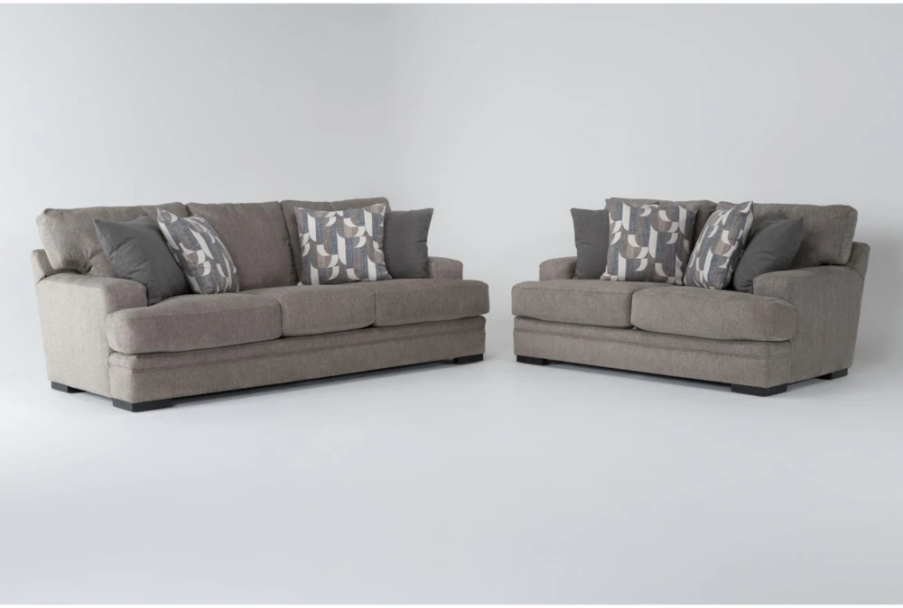Arlen Marble 2 Piece Sofa & Loveseat Set 1 Arlen Marble 2 Piece Sofa & Loveseat Set