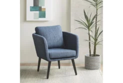 Oakley Accent Chair -Living Room Furniture Shop 309562 blue wood accent chair room 85