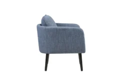 Oakley Accent Chair -Living Room Furniture Shop 309562 blue wood accent chair side 14
