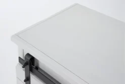 Noah Rustic White 84" Tv Stand -Living Room Furniture Shop 310182 white wood media console detail 46