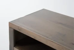 Ducar 84" Fireplace Tv Stand -Living Room Furniture Shop 310195 brown wood media console detail 44