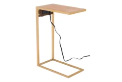 Brown And Gold C-Table With Power Outlet And USB -Living Room Furniture Shop 311374 detail 47