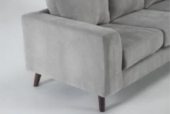 Canela II Dove 3 Piece Sofa, Loveseat & Chair Set -Living Room Furniture Shop 311776 grey fabric living room set detail 46