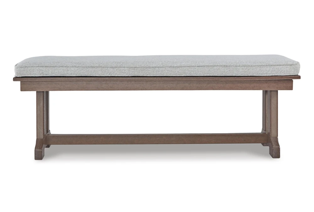 Emmie Outdoor Dining Bench With Cushion 2 Emmie Outdoor Dining Bench With Cushion - Image 2