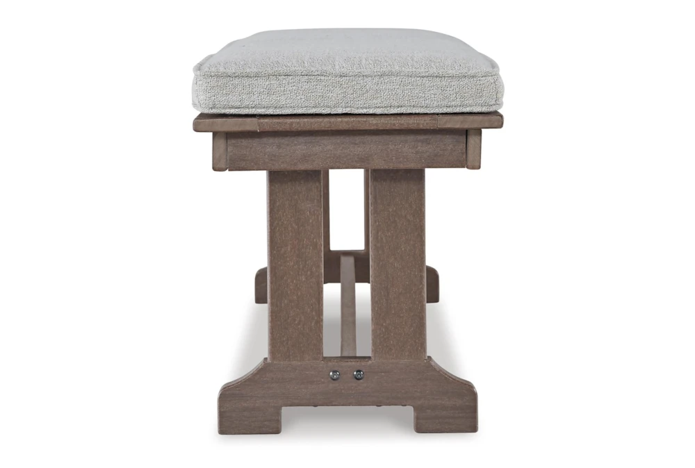 Emmie Outdoor Dining Bench With Cushion 3 Emmie Outdoor Dining Bench With Cushion - Image 3