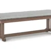 Emmie Outdoor Dining Bench With Cushion