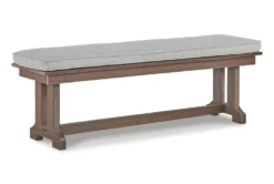 Emmie Outdoor Dining Bench With Cushion