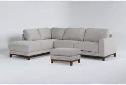 Amherst Cobblestone 2 Piece Sectional W/Left Arm Facing Chaise & Ottoman