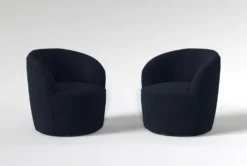 Bijoux "33" Velvet 2 Swivel Chairs