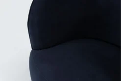 Bijoux "33" Velvet Swivel Chair -Living Room Furniture Shop 312603 blue fabric swivel detail 46