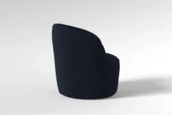 Bijoux "33" Velvet Swivel Chair -Living Room Furniture Shop 312603 blue fabric swivel side 19