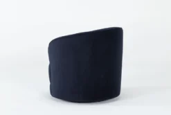 Bijoux "33" Velvet Swivel Chair -Living Room Furniture Shop 312603 blue fabric swivel side 21