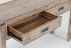 Sandburst II Console Table -Living Room Furniture Shop 312614 natural wood sofa table detail 44