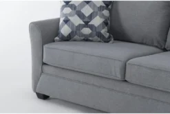 Jaylen Cement 74" Full Sleeper Sofa -Living Room Furniture Shop 312661 grey fabric sleeper detail 45