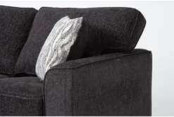 Shea Charcoal Sofa & Chair Set -Living Room Furniture Shop 313038 grey fabric living room set detail 45