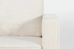 Calais Vanilla 112" 2 Piece Sectional With Left Arm Facing Chaise & Cocktail Ottoman 12 Calais Vanilla 112" 2 Piece Sectional With Left Arm Facing Chaise & Cocktail Ottoman -Living Room Furniture Shop 313096 white fabric sectional detail 48