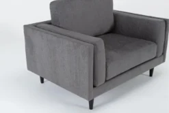 Aries Smoke Chair -Living Room Furniture Shop 313119 grey fabric chair detail 44