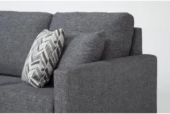 Stark Dark Grey Sofa & Light Grey Swivel Chair -Living Room Furniture Shop 313196 grey fabric living room set detail 45