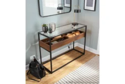 Tray Black Console Table -Living Room Furniture Shop 313753 black metal sofa table room 86