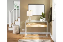 Tray White Console Table -Living Room Furniture Shop 313754 white metal sofa table room 85