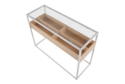 Tray White Console Table -Living Room Furniture Shop 313754 white metal sofa table top 31