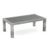 Carlyle Outdoor Wood Top Coffee Table