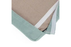 Sagrada Outdoor Ottomans With Spa Blue Sunbrella Cushions Set Of 2 -Living Room Furniture Shop 314272 brown metal ottoman detail 46