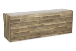 Gerald Brown Large Storage Bench -Living Room Furniture Shop 315353 back 82