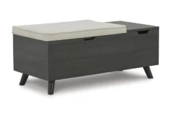 Wardlow Gray Storage Bench -Living Room Furniture Shop 315358 back 82