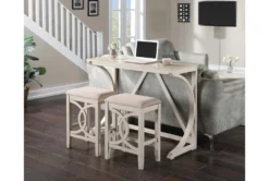 Keyes Beige 3 Piece Console Bar Set -Living Room Furniture Shop 315399 beige veneer console bar room 85