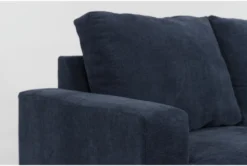 Bonaterra Midnight 2 Piece Sofa & Loveseat Set -Living Room Furniture Shop 315999 blue fabric sofa and loveseat set detail 45
