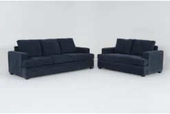 Bonaterra Midnight 2 Piece Sofa & Loveseat Set