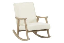 Gainsborough Linen Rocker With Brushed Finish Base