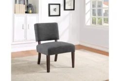 Jasmine Charcoal Accent Chair -Living Room Furniture Shop 316080 grey plywood accent chair room 85