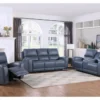 Hawkins Leather 3 Piece Reclining Living Room Set