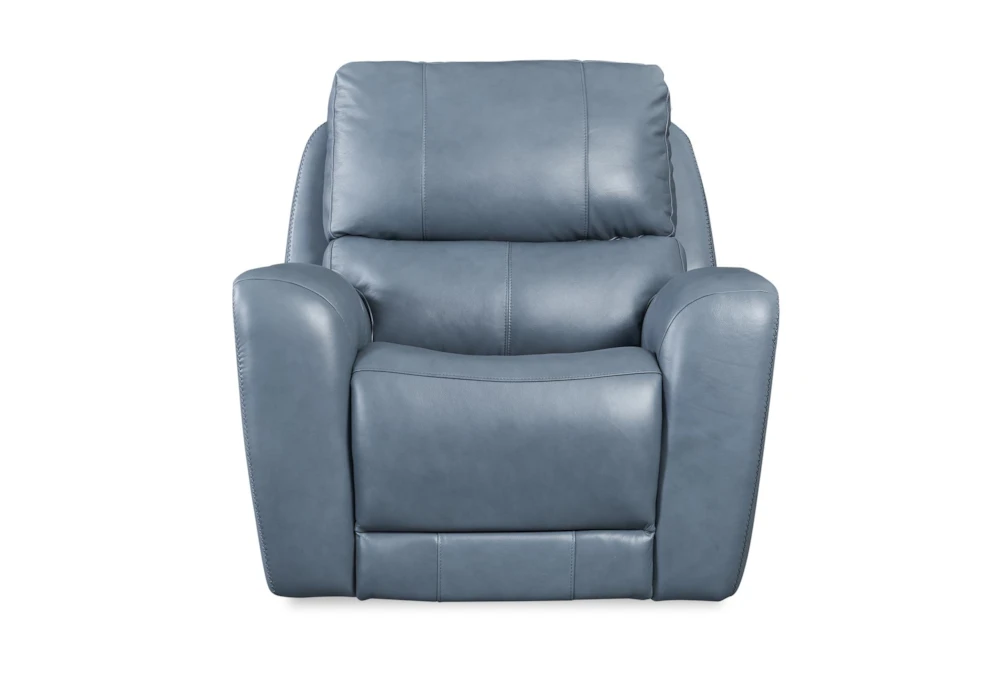 Hawkins Leather Power Glider Recliner With Power Headrest & USB 1 Hawkins Leather Power Glider Recliner With Power Headrest & USB