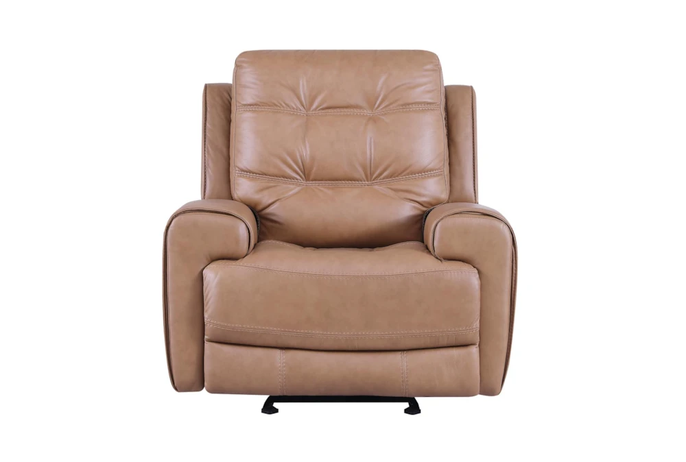 Rainier Leather Power Glider Recliner With Power Headrest & USB 1 Rainier Leather Power Glider Recliner With Power Headrest & USB